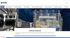 Desktop Screenshot of criterioncatalysts.com